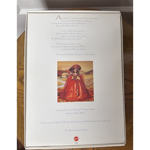 Autumn Glory Barbie Doll Enchanted Seasons Collector Edition 1995 Mattel 15204 - Picture 5 of 13